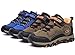 DADAWEN Kids Waterproof Outdoor Hiking Athletic Sneakers Running Shoes