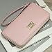 GBSELL Lady Women Wallet Purse Clutch Bag PU Leather Card Holder New Fashion (Pink),Medium,Pink