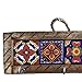 Casa Fiesta Designs Mexican Key Holder with Metal Hooks and Assorted Talavera Tiles - Handmade Rustic Wall Art - Authentic Mexican Home Decor Portallaves Multi 4 Azulejos