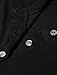 Allegra K Women Long Sleeve Button-Front Irregular Hem A Line Casual Shirt Dress X-Large / US 18 Black