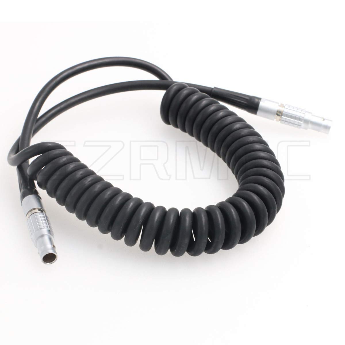 SZRMCC 0B 2 Pin Male to 0B 2 Pin Male Coiled Power Cable for ARRI Alexa Camera 2 pin 12V to Teradek Bond Bolt Cube (Coiled Cable)