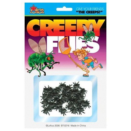 Loftus International Creepy Flies Give Your Friends the Creeps Novelty Item