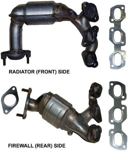 2004 Ford Escape 3.0 V6 Catalytic Converter Manifold Radiator Front Firewall Rear Set