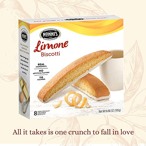 Nonni's Limone Biscotti Italian Cookies 3 Boxes Lemon Cookies