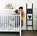 Crib Sheets by Margaux & May - 100% Muslin Cotton with Blue Fern, Great Gift for Boys or Girls - Fits Standard Mattress for Babies and Toddlers