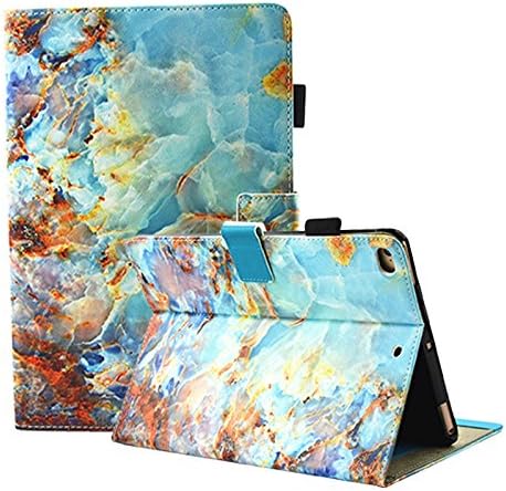 iPad 9.7 Inch 2018 2017 / iPad Air 2 / iPad Air PU Leather Case- Anvas [Card Slots] Folio Stand Shell 2 Angles View Cover,Auto Wake / Sleep for Apple iPad 2017 Model, iPad Air 1 2,01 Blue Sky