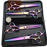 7.0in Titanium Professional dog Grooming Scissors