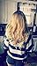 Netgo Ombre Wig Long Wavy Blonde Ombre Wig Dark Roots Heat Resistant Sythentic Full Wigs for Women