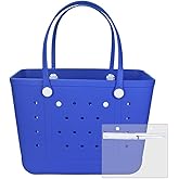 CLLTIV Tote Bag for Women - Large Rubber Beach Bag, Medium Waterproof Sandproof Travel Tote Bags for Beach Outdoor Sports