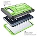 Samsung Galaxy Note 5 Case, SUPCASE [Heavy Duty] Belt Clip Holster Case for Galaxy Note 5 [Unicorn Beetle PRO Series] Full-Body Rugged Cover with Built-in Screen Protector/Bumpers (Green/Gray)