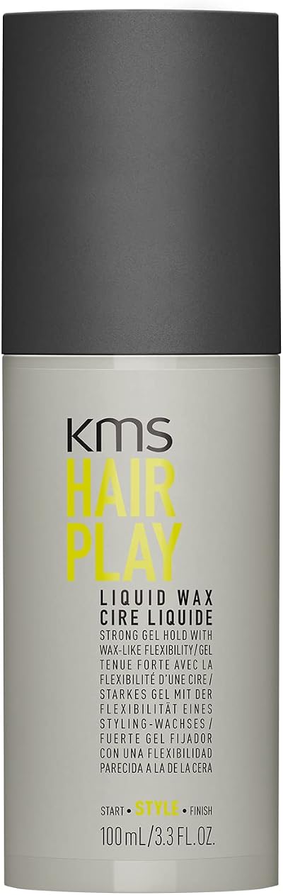 KMS HairPlay Liquid Wax 100ml Flexible Hold Shine Vegan PETA Approved All Hair