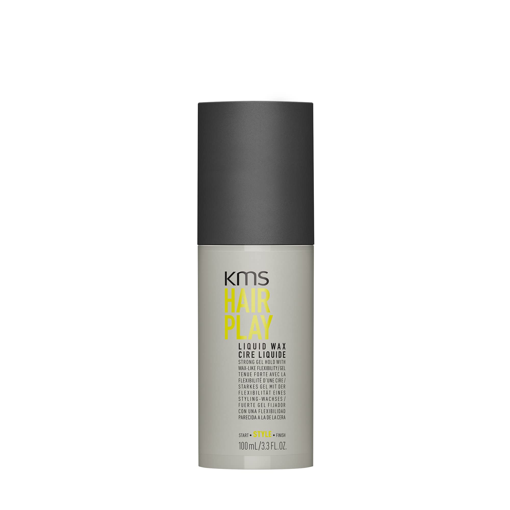 KMS HairPlay Liquid Wax, For All Hair Types, Flexible Hold & Shine, Vegan & PETA Approved, 100ml