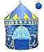 Star Castle Prince House Indoor Boys Blue Tent Outdoor Kids Play Hut by POCO DIVO