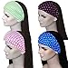 QING Headbands for Women Sweat Wicking Scarf Bandana Elastic Headband Wrap Pack of 6 (Assorted Pack of 4)
