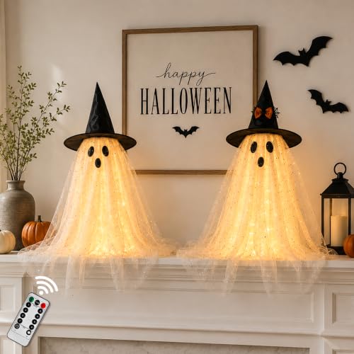 Halloween Ghost Decorations with Lights