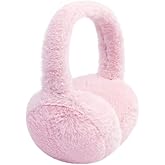 NASULAR Kids Winter Earmuffs Baby Warm Ear Muff Girls Cute Furry Ear Warmers Boys Foldable Ear Covers for Cold Weather