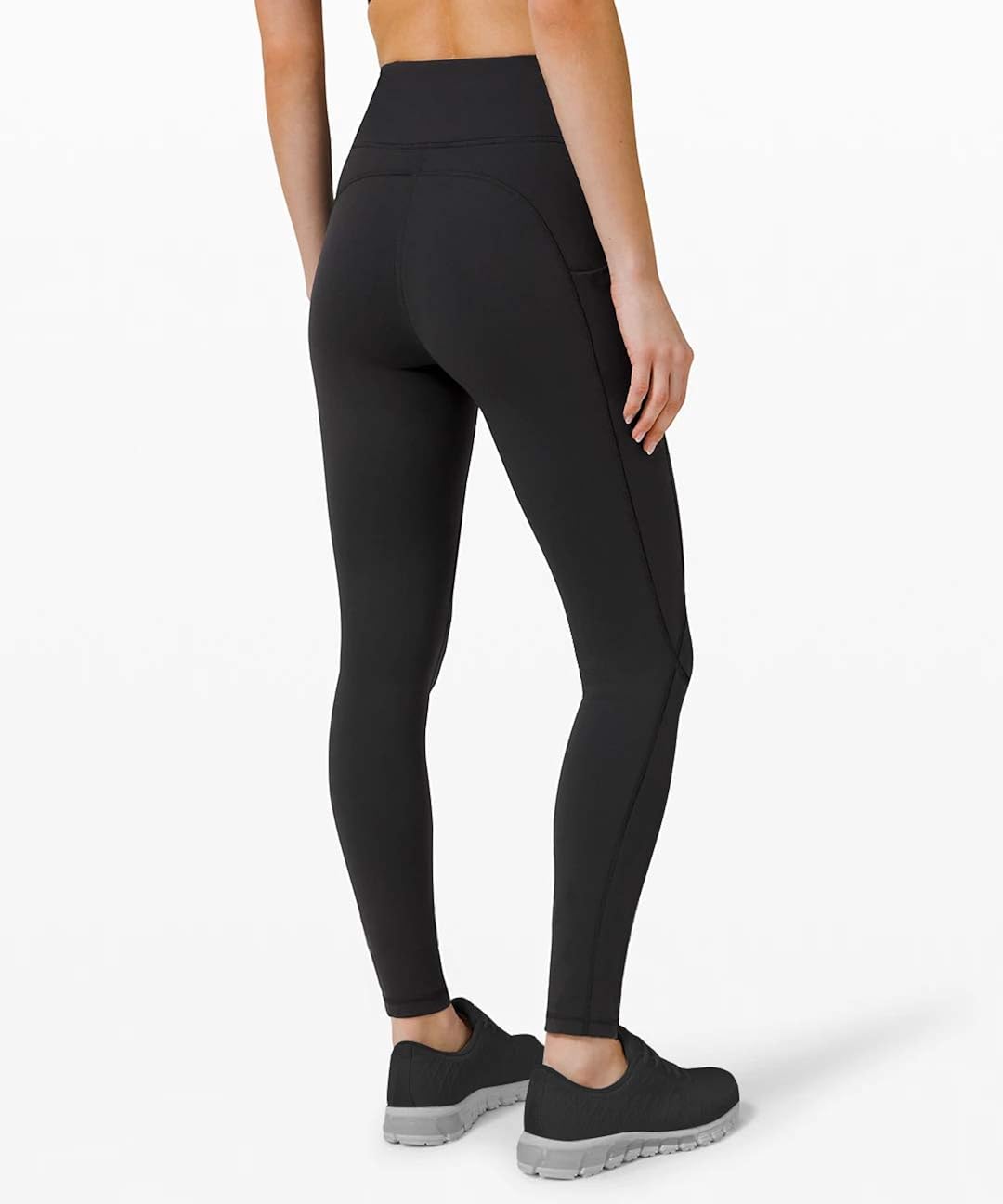 PHISOCKAT High Waist Yoga Pants with Pockets, Tummy Control Leggings for Women, Workout 4 Way Stretch Yoga Capris Leggings: Clothing