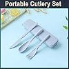 2-Pack-Portable-Travel-Cutlery-Set-Reusable-Flatware-Set-Wheat-Straw-Dinnerware-Set-Tableware-Set-for-Workplace-School-Picnic-Camping-Blue 2 Pack Portable Travel Cutlery Set, Reusable Flatware Set, Wheat Straw Dinnerware Set, Tableware Set for Workplace School Picnic Camping (Blue)