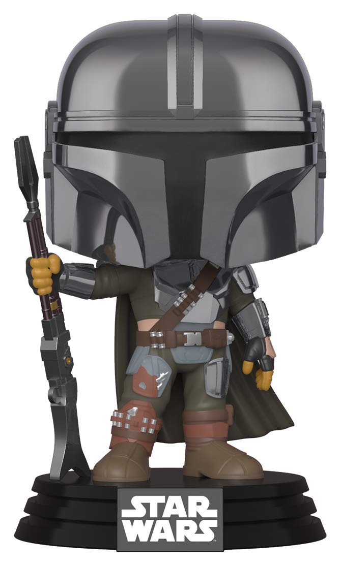 Funko Pop! Star Wars: The Mandalorian - Mandalorian (Chrome), Amazon Exclusive