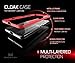 Microsoft Lumia 950 Case Ghostek® Cloak Silver Slim Hybrid Impact Armor | Lifetime Warranty Exchange red