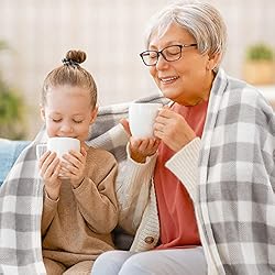BEDELITE Fleece Throw Blanket for Couch Sofa