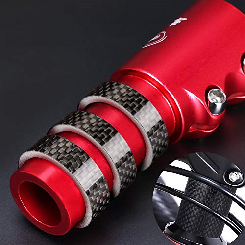 Dreamtop 15 Pcs Bike Carbon Fiber Headset Spacer Bicycle Stem Spacer Kit 1-1/8" for Mountain Bike Road Bikes,1/2/3/5/10/15/20mm, 7 Sizes