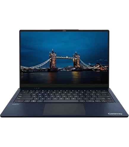 Amazon.com: Gateway 15.6 HD Ultra Slim Notebook in Navy Blue Intel