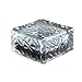Frosted Glass Brick Paver Garden Light(1 unit ), 4 LED, IMAGE Waterproof Ice Cube Rocks Solar light for Outdoor Path Road Square Yard, Warm White