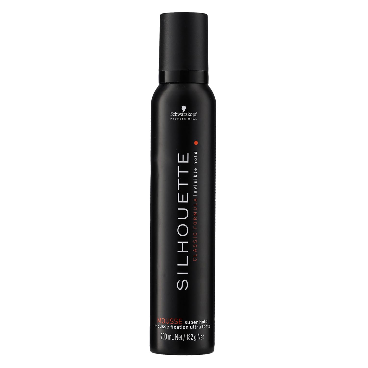 Schwarzkopf Professional Silhouette Super Hold Hair Mousse For Hair Styling Without Overburdening Strong Invisible Long Lasting Hold Quick Drying Non Sticky Super Shine 200 ml