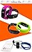 Zomtop ID107 Bluetooth 4.0 Smart Bracelet smart band Heart Rate Monitor Wristband Fitness Tracker for Android iOS Smartphone(purple)