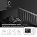 Bable Baby Monitor X1-Plus with Delay-Free Technology, 2.4GHz Baby Monitor with Camera, Infrared Night Vision, Two Way Talk, Temperature Monitoring, Lullabies, Projection and Corner Shelf