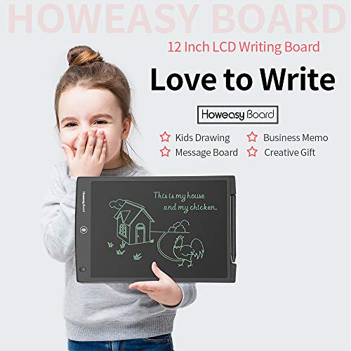image for Howeasy Board LCD Writing Tablet, 12 Inch Learning Educational Toys El