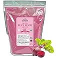 HQOExpress Organic Beetroot Powder - Organic Superfood - Nitric Oxide Booster - Non-GMO - Kosher - Sustainably Grown - 34oz Chef Jar