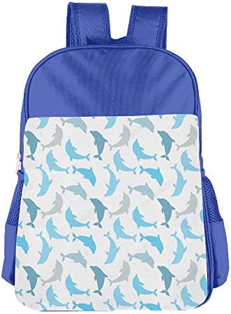 GABRIELA Cute Dolphins Elegant Customized Design Children's Backpack School Sport Bags Shoulder Schoolbag Satchel