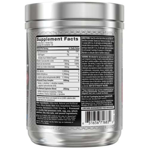 Pre Workout Six Star PreWorkout Explosion Pre Workout Powder for
