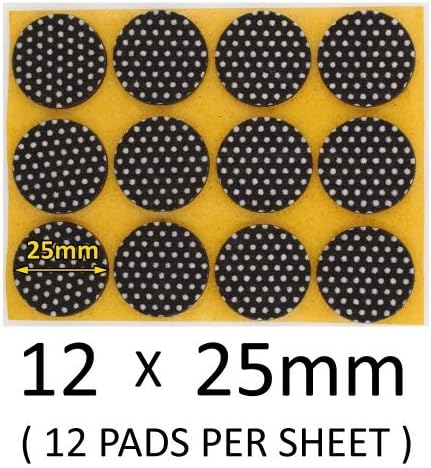 Lifeswonderful - 60 Pieces Non-Slip Self Adhesive 25mm Felt Pads for Furniture Legs - Floor Protection with High Grip - Image 3