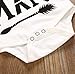 3Pcs Spring Baby Boys Clothing Little Man Print Outfits Rompers Clothes Set