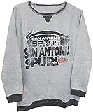 San Antonio Spurs NBA Majestic Long Sleeve Gray Raglan Sweatshirt Youth Sizes (XL)