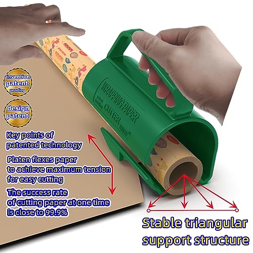 THMORT Wrapping Paper Cutter (2packs) for Christmas Gift Wrap Cutter