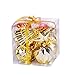 Monoche Christmas Tree Ornament Hanging Decor Best Choice for Xmas Holiday Party Supplies with Strings 1 Set (Gold)thumb 4