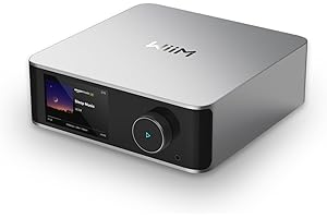 WiiM Ultra Music Streamer & Digital Preamp | 3.5" Touchscreen, Compatible with Google Cast & Alexa, Stream Spotify, 鶹 Mu