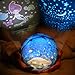 KISTRA Led Night Light Mysterious Ocean Lampshade Mermaid Porjection Light