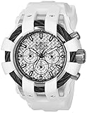 Invicta Men's 'Bolt' Quartz Stainless Steel and Silicone Casual Watch, Color:White (Model: 23857)