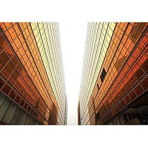Hong Kong Business District, Contemporary Office Buildings - Removable Wall Mural | Self-Adhesive Large Wallpaper - 66x96 inches