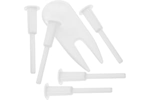 Alasum Exercise Ball Plug Replacement Kit 6pcs Set with Pin and Long Inflatable Plugs for Yoga and Fitness