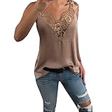 YEZIJIN Women Lace Vest Sleeveless Loose Camisole