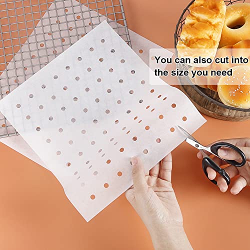 BYKITCHEN Air Fryer Oven Liner, 9x11 Inch, Perforated Rectangle Air