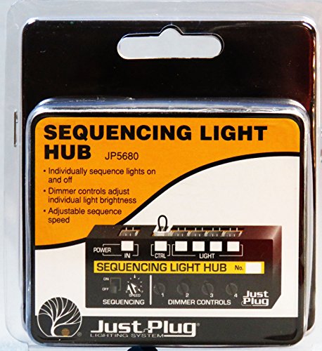 WOODLAND SCENICS SEQUENCING LIGHT HUB FOR JUST PLUG LIGHTING SYSTEM