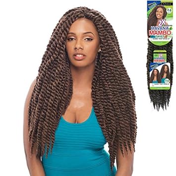 Amazon Com Janet Collection Noir 2x Havana Twist Mambo Twist 24