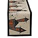 DII Halloween Party Tabletop Decor, Reusable & Machine Washable Cotton Fabric, Table Runner, 14x72, Creepy Haunted House